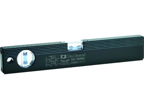 エビスダイヤモンド ベーシックレベルブラック 300mm ブラック/ブルー ED-30BBL エビスダイヤモンド ベーシックレベルブラック 300mm ブラック/ブルー ED-30BBL