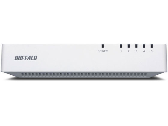 バッファロー スイッチングハブ 電源内蔵 5ポート LSW4-TX-5NP WHD