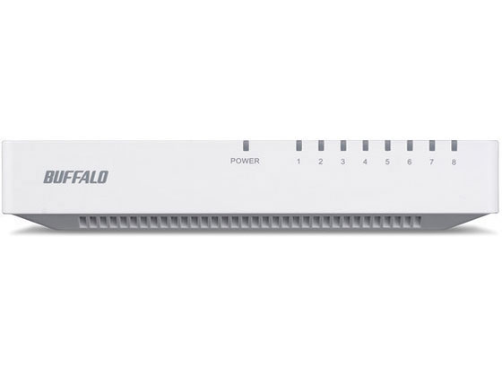 バッファロー スイッチングハブ 電源外付 8ポート LSW4-TX-8EP WHD