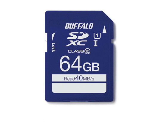 バッファロー UHS-I Class1 SDXCカード 64GB RSDC-064GU1S バッファロー UHS-I Class1 SDXCカード 64GB RSDC-064GU1S
