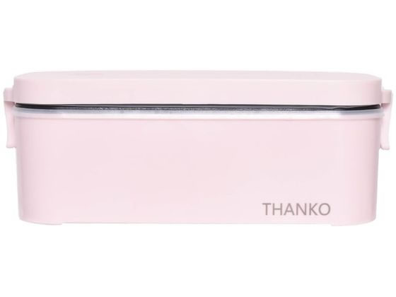THANKO おひとりさま用超高速弁当箱炊飯器 さくら色 THANKO おひとりさま用超高速弁当箱炊飯器 さくら色