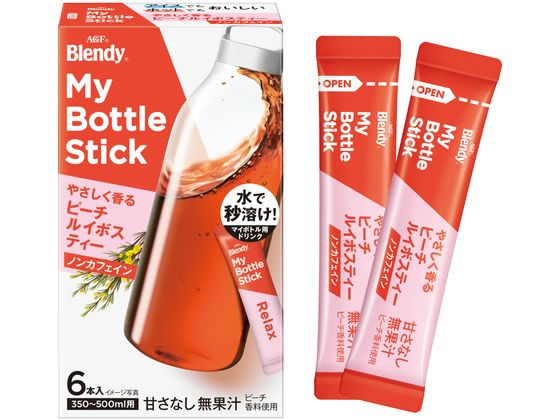AGF ブレンディ マイボトルスティック ピーチルイボス 6本 AGF ブレンディ マイボトルスティック ピーチルイボス 6本