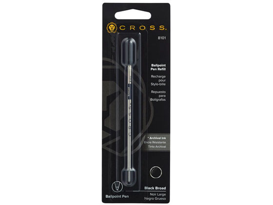 Cross ボールペン替芯 黒b ブリスター 8101が774円 ココデカウ
