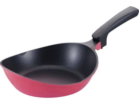 ウルシヤマ金属工業 楽チンPAN 23cm ピンク 3609300 ウルシヤマ金属工業 楽チンPAN 23cm ピンク 3609300