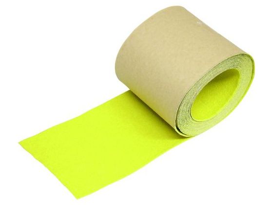 TRUSCO ノンスリップテープ屋外用 100mm×10m 5巻お纏め品 黄