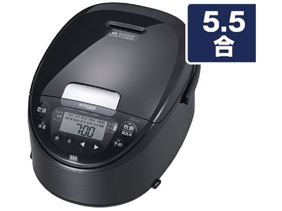タイガー IH炊飯ジャー(5.5合炊き) e angle select ブラック タイガー IH炊飯ジャー(5.5合炊き) e angle select ブラック