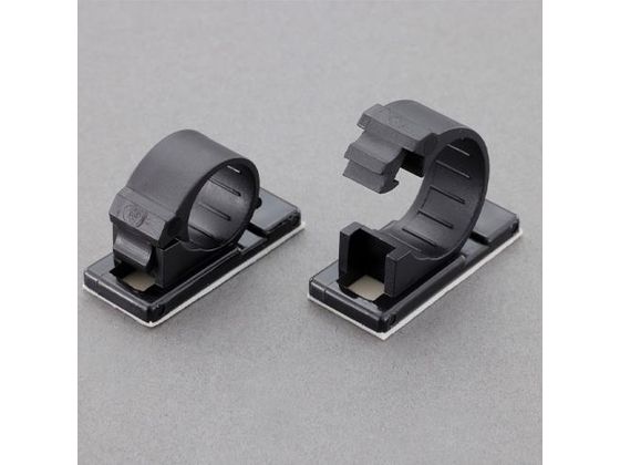 エスコ ケーブルクランプ 粘着付 14.0mm 10個 EA947FA-114A エスコ ケーブルクランプ 粘着付 14.0mm 10個 EA947FA-114A