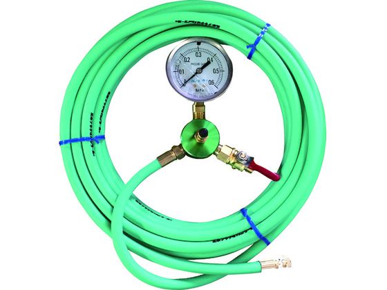 カンツール 管内止水用品 エアホース10m 圧力計付 HT-10-T カンツール 管内止水用品 エアホース10m 圧力計付 HT-10-T
