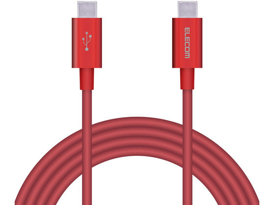 エレコム USBケーブル Type-C - Type-C 2m MPA-CCPS20PNRD