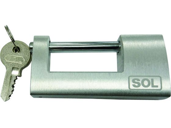 SOL No.5700 アルミ倉庫錠 同一鍵定番 80mm 5700-80 K A SOL No.5700 アルミ倉庫錠 同一鍵定番 80mm 5700-80 K A