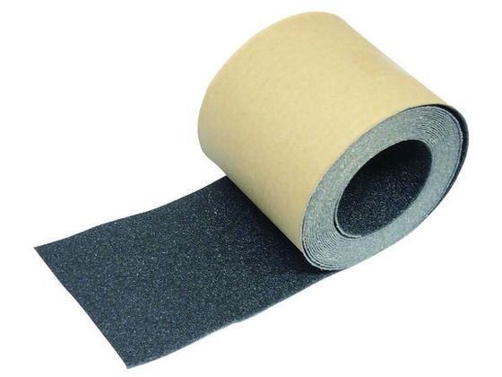 TRUSCO ノンスリップテープ 屋外用 100mm×5m 5巻お纏め品 黒