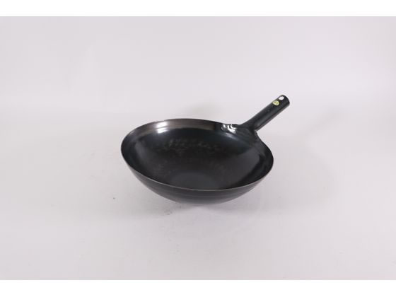 カンダ 鉄打出片手中華鍋 1.6mm30cm 001042