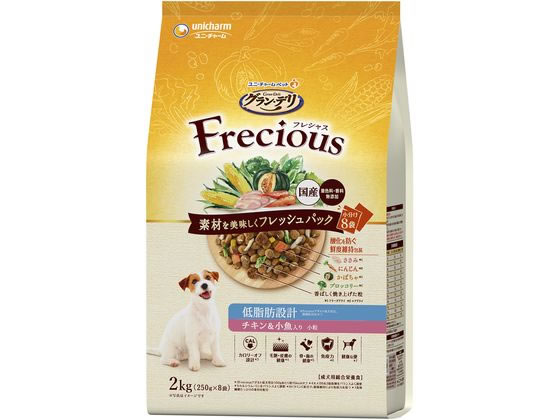 ユニチャーム グラン・デリ フレシャス 低脂肪 チキン&小魚 2kg ユニチャーム グラン・デリ フレシャス 低脂肪 チキン&小魚 2kg