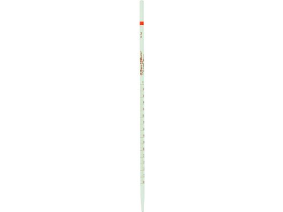 SIBATA メスピペット 中間目盛 スーパーグレード 0.3mL 020010-03A