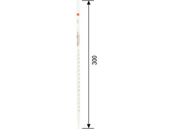 メスピペット 中間目盛 スーパーグレード 0.3mL 〔020010-03A