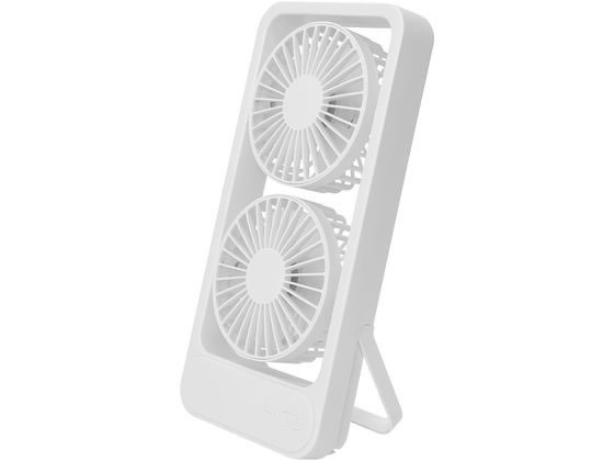 トレードワン WINSY USB充電式デュアルスタンドファン WH 30901 トレードワン WINSY USB充電式デュアルスタンドファン WH 30901