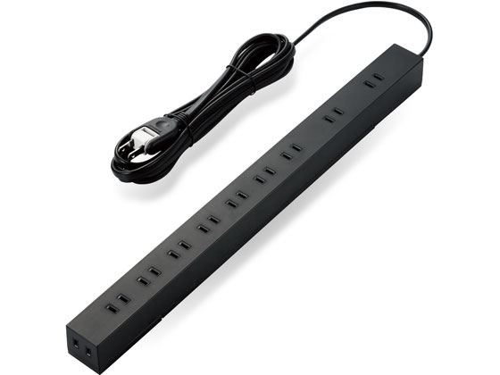 エレコム 電源タップ 10個口 ホコリ防止 雷ガード 3m T-H0103BK エレコム 電源タップ 10個口 ホコリ防止 雷ガード 3m T-H0103BK