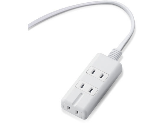 エレコム 電源タップ 磁石 3個口(内3ピン1) 2m T-KM01-2320WH エレコム 電源タップ 磁石 3個口(内3ピン1) 2m T-KM01-2320WH