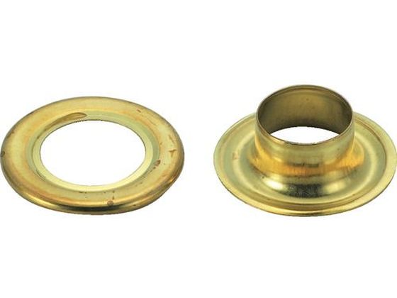 TRUSCO 両面ハトメ 真鍮 15mm 50組入 THP-B15 TRUSCO 両面ハトメ 真鍮 15mm 50組入 THP-B15