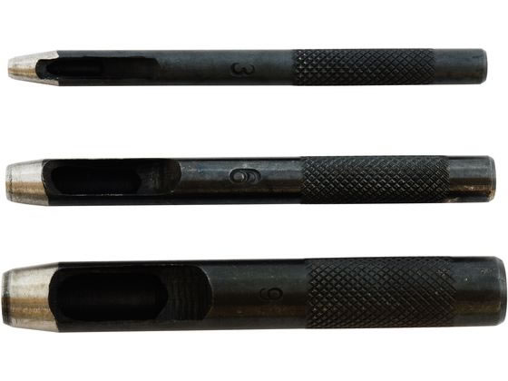 新潟精機 皮抜きポンチセット 3・6・9mm HP-369S 新潟精機 皮抜きポンチセット 3・6・9mm HP-369S