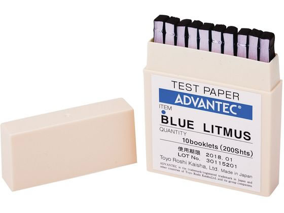 新潟精機 リトマス試験紙 青 10ブロック 200シート 0