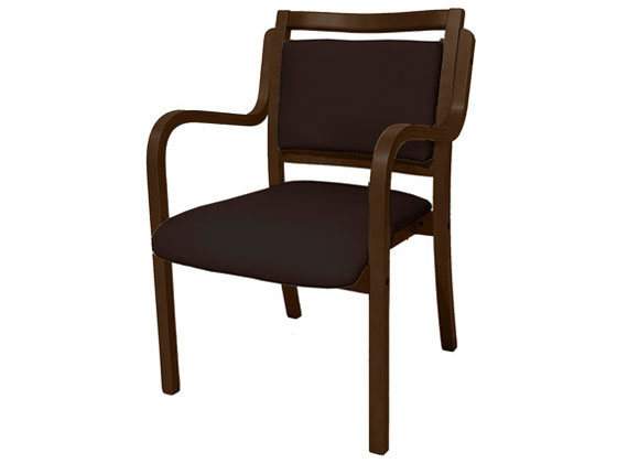 Netforce ダイニングチェア アンジュ ブラウンフレーム×ブラウン ANG-2H