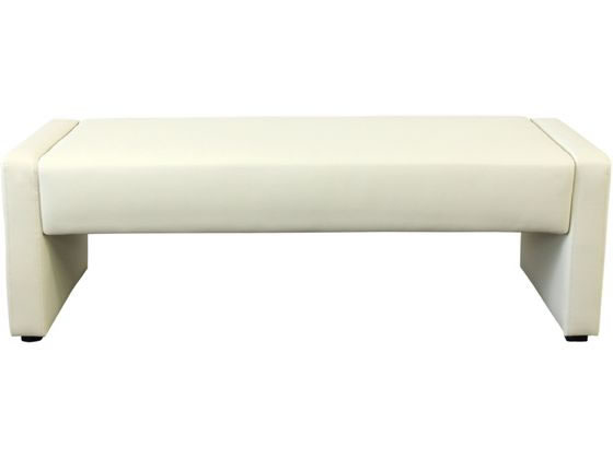 Netforce カルム デザインベンチ 2人掛アイボリーCALM-127KD-2-FW