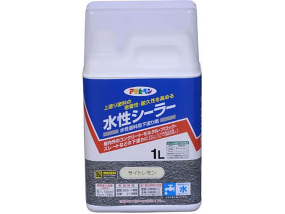 アサヒペン 水性シーラー 1L ライトレモン