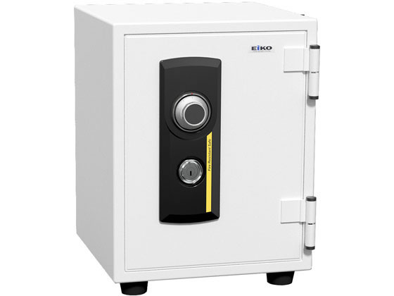Netforce 耐火金庫 21.6L ダイヤル式 ホワイト 縦型 BES-8-W BES