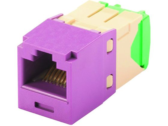 パンドウイット カテゴリ6 RJ45モジュラージャック UTP 28・30AWG 紫