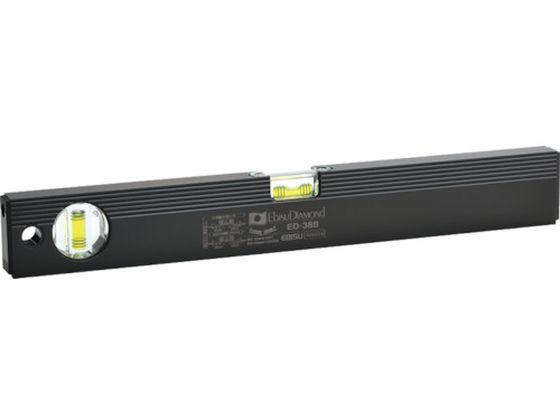 エビスダイヤモンド ベーシックレベルブラック 380mm ブラック/グリーン ED-38B エビスダイヤモンド ベーシックレベルブラック 380mm ブラック/グリーン ED-38B