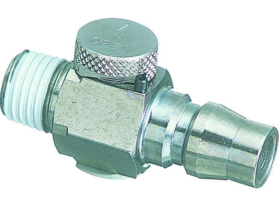 チヨダ 流量調整弁付カップリングプラグ R1/4 FRP-02 チヨダ 流量調整弁付カップリングプラグ R1/4 FRP-02