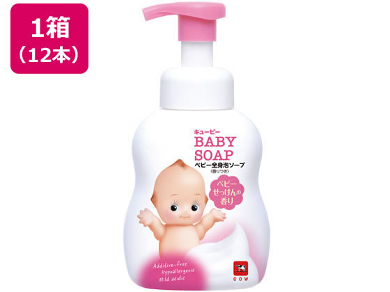 ●本体（ポンプ付き）●内容量：４００ｍｌ●泡タイプ●香りつき●ベビーせっけんの香り（微香性）●全身用●弱酸性・低刺激・無着色●注文単位：１箱（１２本）生産国：日本商品区分：化粧品メーカー：牛乳石鹸共進