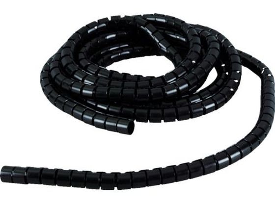 TRUSCO 電線保護材 スリットチューブ 5m 結束径22 黒 TKL20PEBK