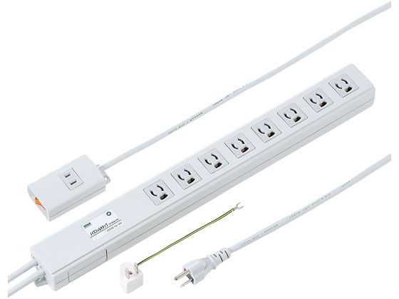 サンワサプライ ノイズフィルタタップ 3P・8個口・2m TAP-3812NFN サンワサプライ ノイズフィルタタップ 3P・8個口・2m TAP-3812NFN