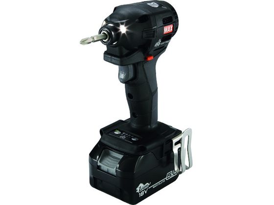 MAX 充電式ブラシレスインパクトドライバ18Vセット黒 PJ-ID153K-B2C 1850A MAX 充電式ブラシレスインパクトドライバ18Vセット黒 PJ-ID153K-B2C 1850A