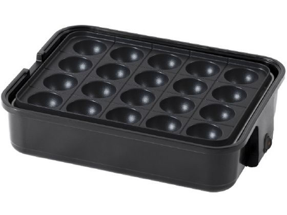 YAMAZEN たこ焼き器プレート着脱式e angle selectブラック YAMAZEN たこ焼き器プレート着脱式e angle selectブラック
