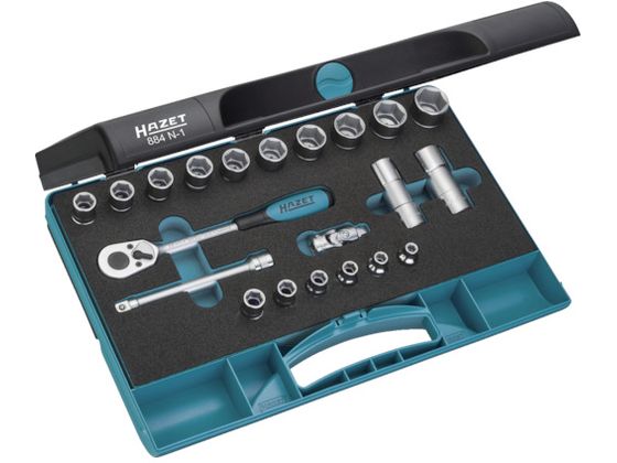 HAZET ソケットレンチセット(6角タイプ・差込角9.5mm) 880N-1 HAZET ソケットレンチセット(6角タイプ・差込角9.5mm) 880N-1