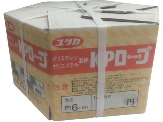 ユタカメイク KPメーターパックロープ 6mm×200m KMP-6 ユタカメイク KPメーターパックロープ 6mm×200m KMP-6