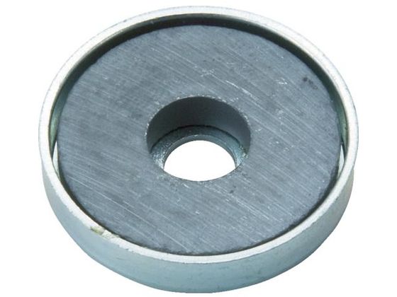 TRUSCO キャップ付フェライト磁石 外径66mm×厚み9.8mm 5個