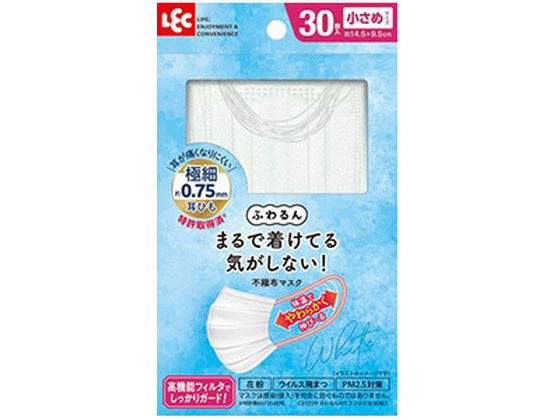 レック ふわるんNマスク 小さめサイズ 30枚入