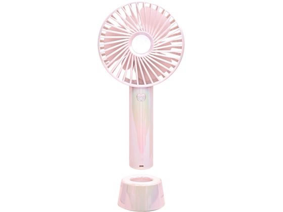 トレードワン ウィンジー USB充電式ハンディファンスタンド付 オーロラカラー PK トレードワン ウィンジー USB充電式ハンディファンスタンド付 オーロラカラー PK