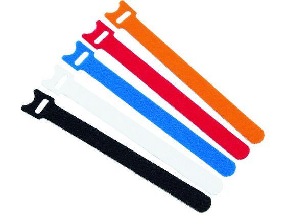 TRUSCO マジックバンド 超薄型 ストラップ 15cm 白 (5本入) MKSH-1915-W TRUSCO マジックバンド 超薄型 ストラップ 15cm 白 (5本入) MKSH-1915-W