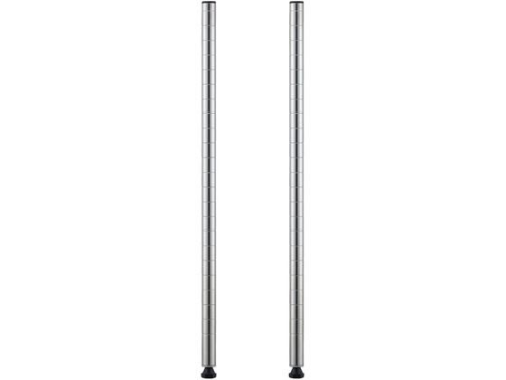 ●色：ステンレス●商品サイズ：幅 ２５．４×奥行 ２５．４×高さ ８００ｍｍ●材質：ＳＵＳ４３０ステンレス●商品重量：１２００ｇ●外寸法：直径２５．４ｍｍ●棚板の調整範囲／２５．４ｍｍごとに調整可能●