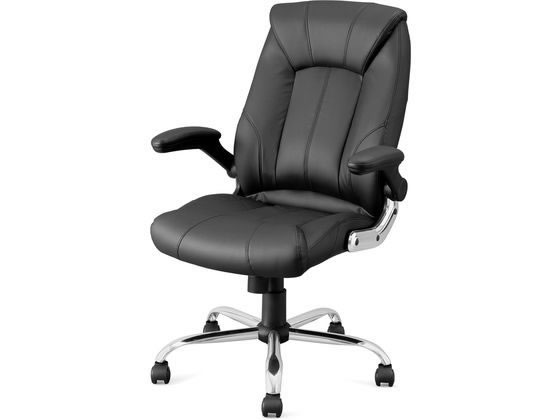 アイリスオーヤマ レザーチェア ブラック OFC-LE-BK アイリスオーヤマ レザーチェア ブラック OFC-LE-BK