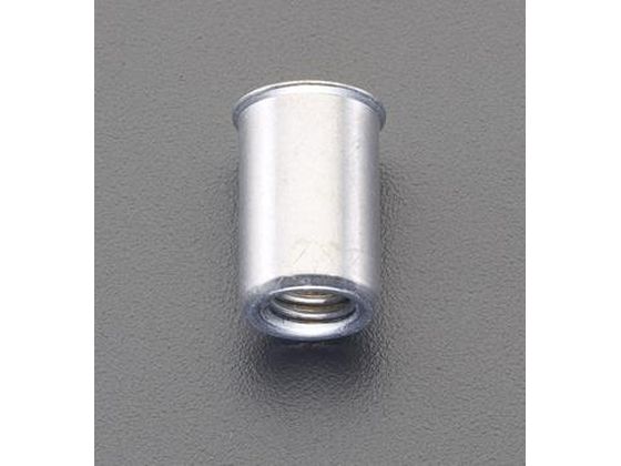 エスコ ブラインドナット アルミ薄頭 53個 M4 0.5-1.5mm