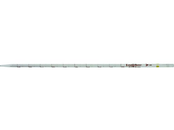 SIBATA メスピペット 先端目盛 スーパーグレード 1mL 020020-1A