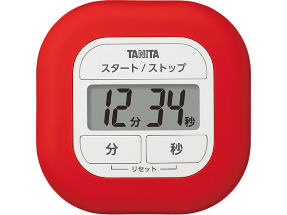 タニタ くるっとシリコーンタイマー レッド TD-420-RD タニタ くるっとシリコーンタイマー レッド TD-420-RD