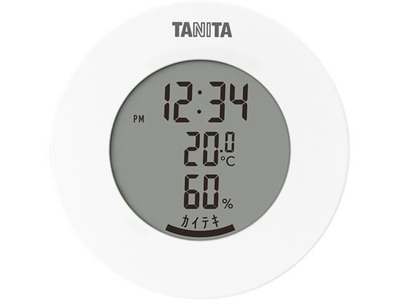 タニタ デジタル温湿度計 ホワイト TT-585-WH タニタ デジタル温湿度計 ホワイト TT-585-WH