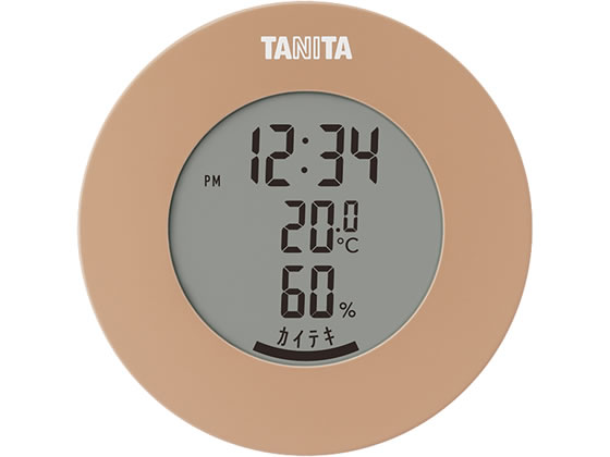 タニタ デジタル温湿度計 ライトブラウン TT-585-BR タニタ デジタル温湿度計 ライトブラウン TT-585-BR